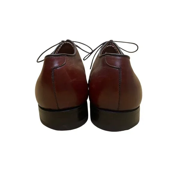 Brooks Brothers Men’s Brown Leather Cap-Toe Oxford Dress Shoes Size 10.5B - Picture 5 of 9